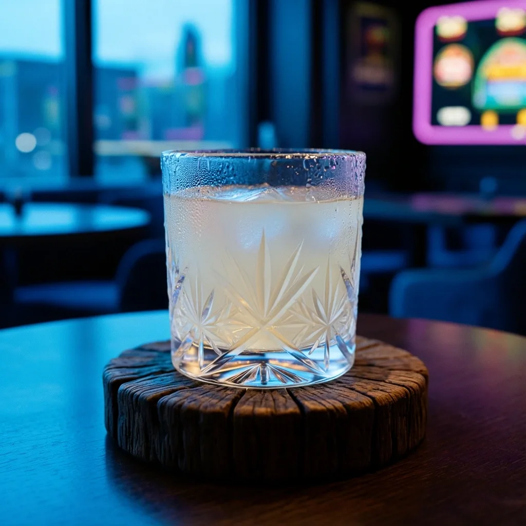 Signature cocktail textuur